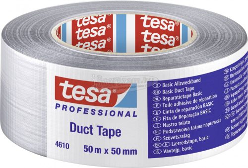 tesa 04610-00000-00 Szövet ragasztószalag tesa Professional Ezüst 50mx50mm 1db 04610-00000-00