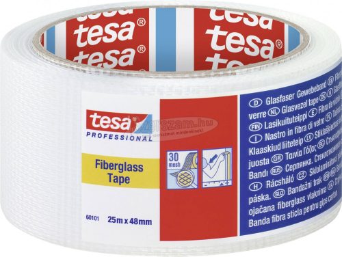 tesa 60101-00000-00 Szövet ragasztószalag tesa Professional Fehér 25mx48mm 1db 60101-00000-00