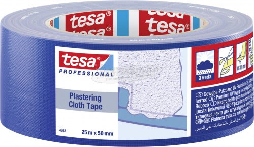 tesa Vakolat színelválasztó szalag Professional Kék 25m x 50mm 1db 04363-00001-02