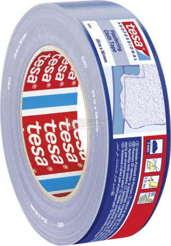 tesa Vakolat Színelválasztó szalag Professional Kék 25m x 38mm 1db 04363-00003-02