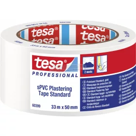   tesa SPVC Vakolat színelválasztó szalag Professional Fehér 33m x 50mm 1db 60399-00005-00
