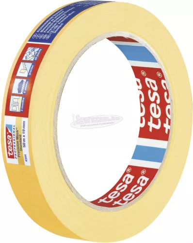tesa PRECISION STANDARD Krepp szalag Sárga 50m x 19mm 1db 04344-00004-00