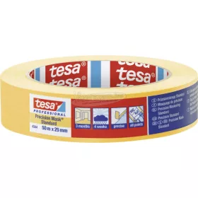   tesa PRECISION STANDARD Krepp szalag Sárga 50m x 25mm 1db 04344-00003-00
