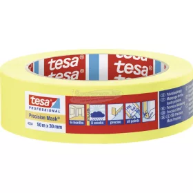   tesa PRECISION Krepp szalag Sárga 50m x 30mm 1db 04334-00002-00