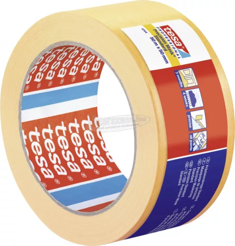 tesa PRECISION STANDARD Krepp szalag Sárga 50m x 50mm 1db 04344-00000-00