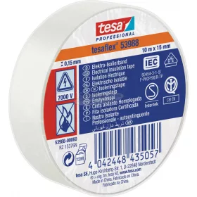   tesa Szigetelőszalag Professional Fehér 10m x 15mm 1db 53988-00060-00