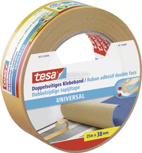 tesa UNIVERSAL Kétoldalas ragasztószalag 25m x 38mm 1db 56157-00000-11