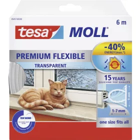   tesa PREMIUM FLEXIBLE Tömítőszalag tesamoll Átlátszó 6m x 9mm 1db 05417-00200-02
