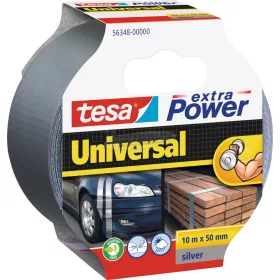   tesa UNIVERSAL Szövet ragasztószalag extra Power Ezüst 10m x 50mm 1db 56348-00000-06