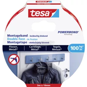   tesa ULTRA STRONG Rögzítő szalag Powerbond Fehér 5m x 19mm 1db 77747-00000-00