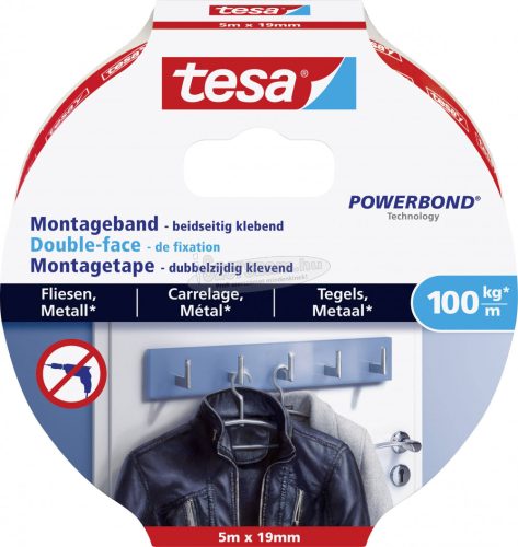 tesa ULTRA STRONG Rögzítő szalag Powerbond Fehér 5m x 19mm 1db 77747-00000-00