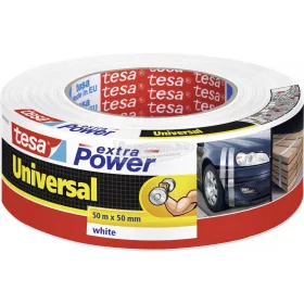   tesa Szövet ragasztószalag extra Power Fehér 50m x 50mm 1db UNIVERSAL 56389-00002-06