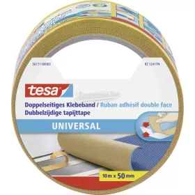   tesa UNIVERSAL Kétoldalas ragasztószalag Fehér 10m x 50mm 1db 56171-00003-11