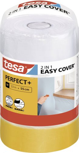 tesa Easy Cover Perfect+ Fedőfólia Sárga, Átlátszó 33m x 0,55m 1 készlet 56593-00000-00