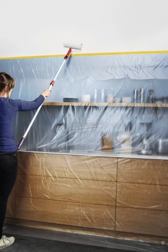 tesa Easy Cover Perfect+ Fedőfólia Sárga, Átlátszó 33m x 0,55m 1 készlet 56593-00000-00