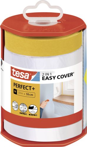 tesa Easy Cover Perfect+ 56570-00000-00 Fedőfólia Sárga, Átlátszó 33mx550mm 1db 56570-00000-00