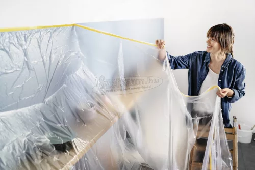 tesa Easy Cover Perfect+ Fedőfólia Sárga, Átlátszó 33m x 0,55m 1db 56570-00000-00