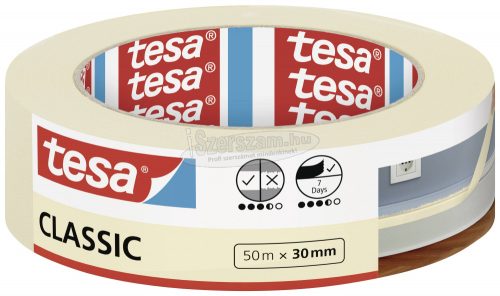 tesa Classic 52805-00000-03 Festő védőszalag Fehér 50mx30mm 1db 52805-00000-03