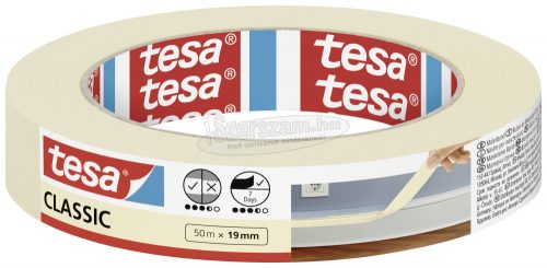 tesa Classic 52803-00000-01 Festő védőszalag Fehér 50mx19mm 1db 52803-00000-01