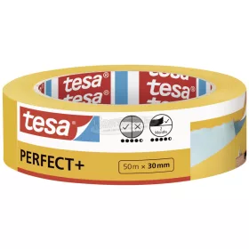   tesa Perfect+ Festő védőszalag Sárga 50m x 30mm 1db 56537-00000-00