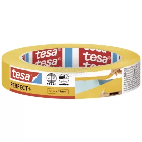   tesa Perfect+ Festő védőszalag Sárga 50m x 19mm 1db 56536-00000-00