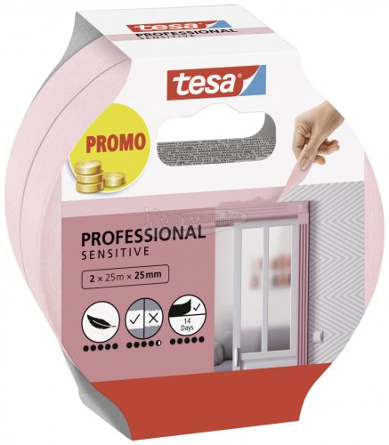 tesa Professional Sensitive 56267-00000-01 Festő védőszalag Rózsa 50mx25mm 2db 56267-00000-01