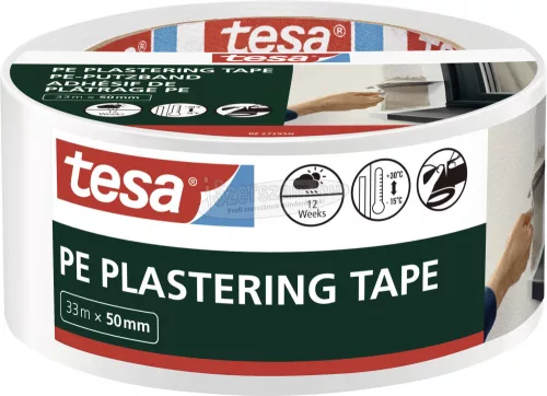 tesa PE Putzband Vakolat színelválasztó szalag Fehér 33m x 50mm 1db 55485-00000-00