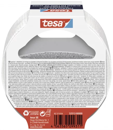 tesa Fugenband Üvegszálas szalag Fehér 20m x 50mm 1db 52512-00000-00