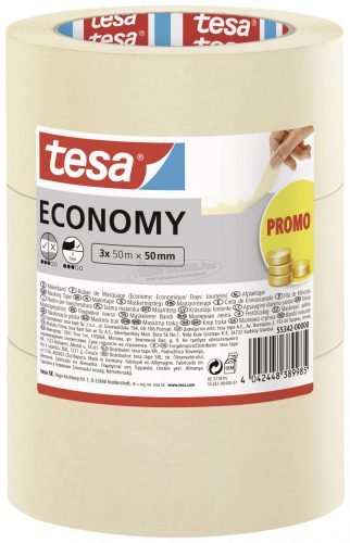 tesa Economy Festő védőszalag Fehér 50m x 50mm 3db 55342-00000-00