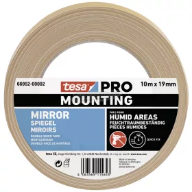   tesa Mounting PRO Spiegel Rögzítő szalag Fehér 10m x 19mm 1db 66952-00002-00