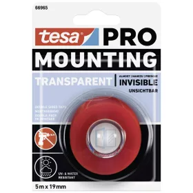   tesa Mounting PRO Transparent Rögzítő szalag Átlátszó 5m x 19mm 1db 66965-00001-00