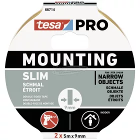   tesa Mounting PRO Schmal Rögzítő szalag Fehér 10m x 9mm 2db 66714-00000-00