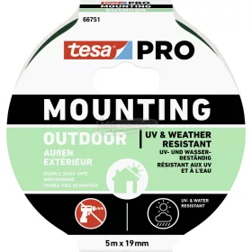   tesa Mounting PRO Outdoor Rögzítő szalag Átlátszó 5m x 19mm 1db 66751-00001-00