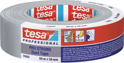 tesa Duct Tape PRO-STRONG 74662-00004-00 Repair tape Szürke 50mx38mm 1db 74662-00004-00