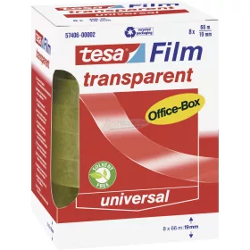   tesa OFFICE-BOX tesafilm Átlátszó 66m x 19mm 8db 57406-00002-01