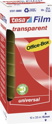 tesa OFFICE-BOX tesafilm Átlátszó 33m x 15mm 10db 57371-00002-06