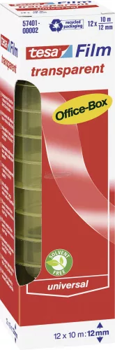 tesa OFFICE-BOX tesafilm Átlátszó 10m x 12mm 12db 57401-00002-03