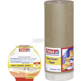   tesa Easy Cover Takarópapír Világosbarna, Sárga 1 készlet 2050007264569