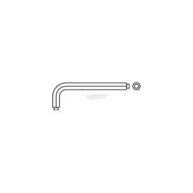 TOOLCRAFT 138946 6szög Hajlított csavarhúzó 22mm 138946