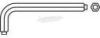 TOOLCRAFT Hajlított csavarhúzó TOOLCRAFT SW3 M4 10db TO-5429985