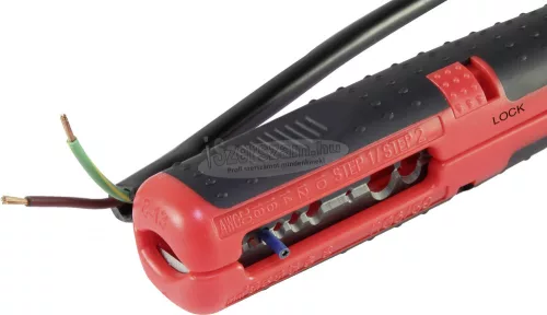 TOOLCRAFT TO-6586974 Kábel csupaszoló Alkalmas Kerek vezetékek, Nedves helyiség kábel 8-13mm 0.5-6mm² TO-6586974