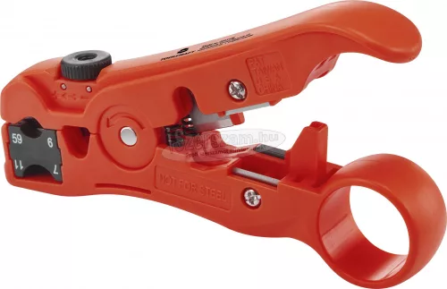 TOOLCRAFT TO-6609318 HSK-4132 Csupaszoló fogó Alkalmas Koax kábel, Kerek vezetékek TO-6609318