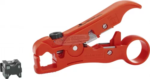 TOOLCRAFT TO-6609318 HSK-4132 Csupaszoló fogó Alkalmas Koax kábel, Kerek vezetékek TO-6609318