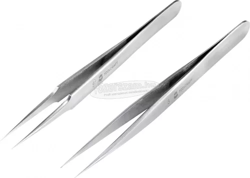 TOOLCRAFT TO-5861034 Csipesz készlet 2 részes Hegyes, szuperfinom 120mm TO-5861034