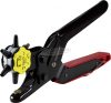 TOOLCRAFT TO-6425610 Revolver lyukasztó fogó 2mm, 2.5mm, 3mm, 3.5mm, 4mm, 4.5mm 230mm 1db TO-6425610