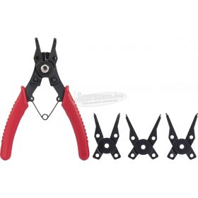   TOOLCRAFT TO-6679764 Seeger gyűrű fogó Alkalmas Külső- és belső csapágygyűrűk 10-50mm 10-50mm Hegy forma Hajlított, 90°, Hajlított, 45°, Egyenes, Egyenes TO-6679764