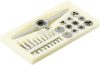 TOOLCRAFT TO-7106694 Egyvágásos menetfúró készlet 30 részes HSS M1, M1.1, M1.2, M1.4, M1.6, M1.8, M2, M2,2, M2.5 TO-7106694
