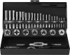 TOOLCRAFT TO-7015521 Menetvágó készlet 32 részes Acél M3x0.50, M4x0.70, M5x0.80, M6x1, M8x1.25, M10x1.50, M12x1.75 TO-7015521