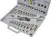 TOOLCRAFT TO-7199877 Menetvágó készlet 45 részes HSS Metrikus M6, M8, M10, M12, M14, M16, M18, M20, M22, M24 TO-7199877