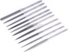TOOLCRAFT 10 részes tűreszelő készlet, szár hossz: 90mm 821006